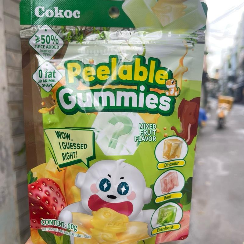 ￼Kẹo Dẻo Trái Cây Lột Vỏ 3D BoBo Cokoc 75G 3