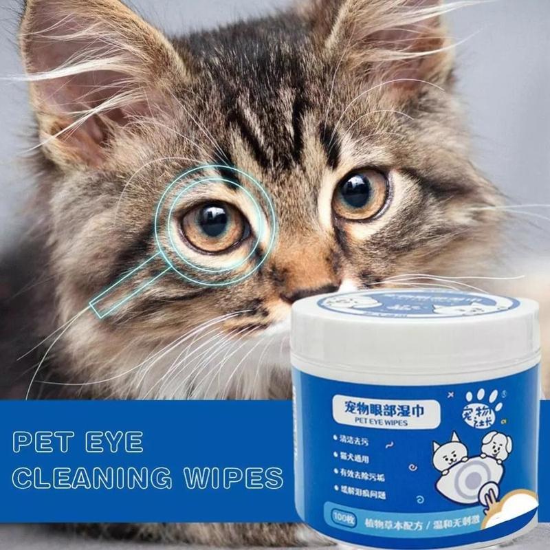 Product Introduction of justzzs Convenient No Irritation Pet Eye Wipes Eyes Tear Stain Remover Ear Cleaning Wipes Pet Wipes Pet Cleaning Paper Towels Cats And Dogs Universal 16
