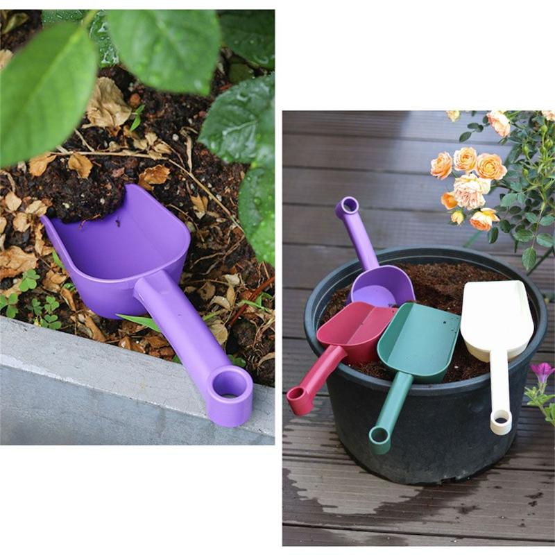 Practical Thickened Soil Scoop Plastic Ergonomic Flower Shovel Multifunctional Lightweight Garden Hand Shovel 4
