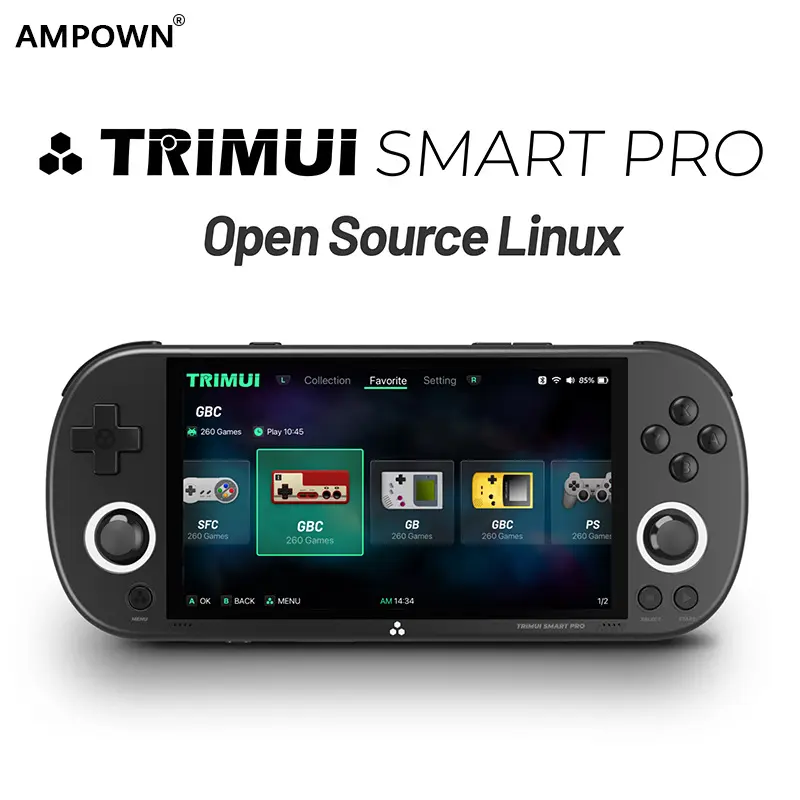 Latest AMPOWN TRIMUI SMART PRO Portable Hot-Selling Zhou Ge Game Console Retro Arcade Game Machine