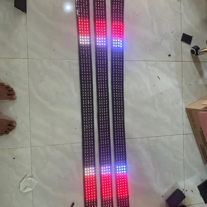 LAMPU STROBO 3&2 LAYER NEW ANIMATION BALING BALING PAJANG 2 METER WS2811 LED RAPAT 12V-24V BUS KENDARAAN 2