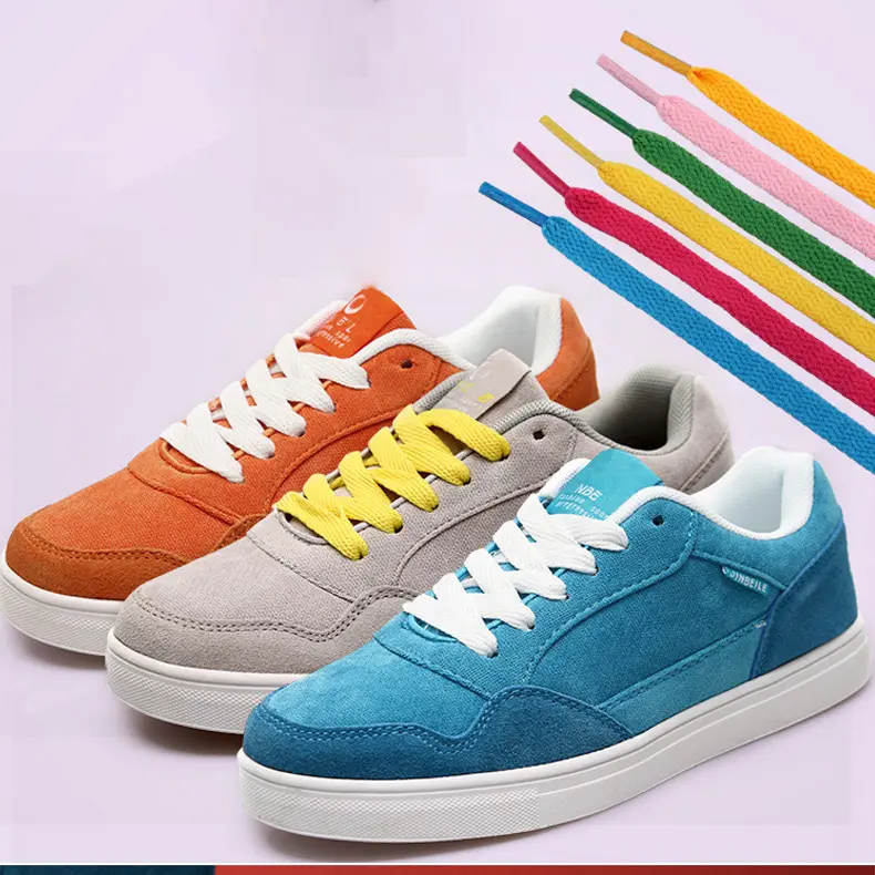 Dây giày thể thao sneaker dẹp nhiều màu nam nữ chính hãng chất lượng cao 120cm DG01