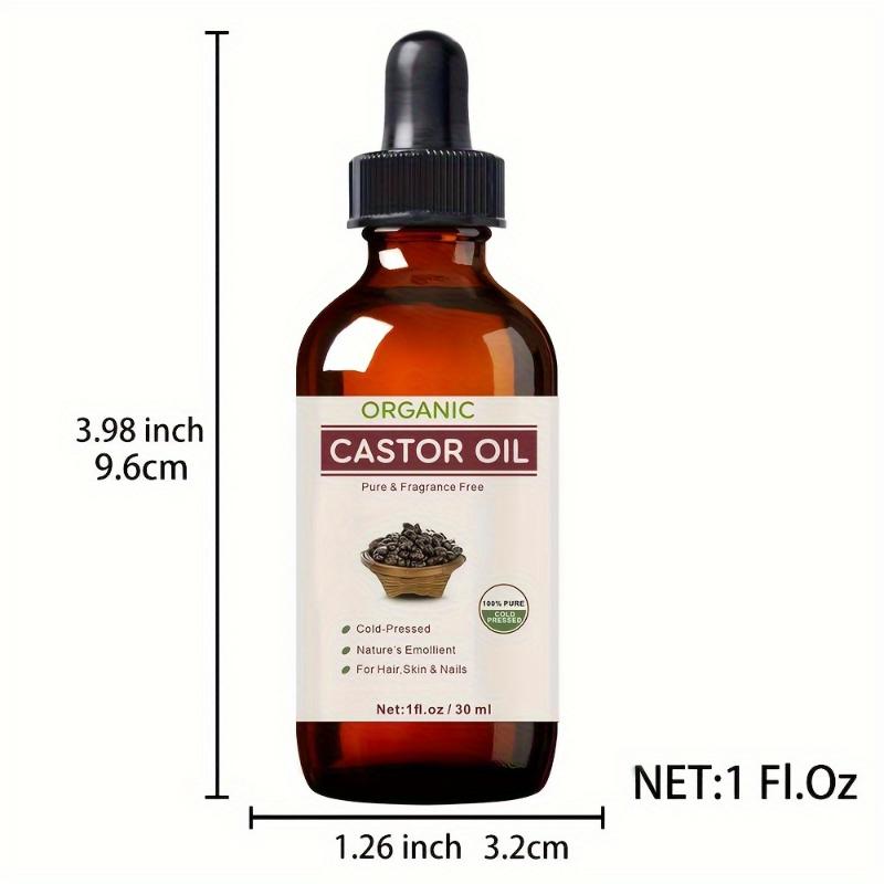 Product Introduction of 1pc Pure Castor Oil, Pure, Cold Pressed, Hexane Free. Care For Eyelashes, Eyebrows, Hair. Skin Moisturizer & Hair Treatment Helps Hair Care 1.01oz Per Bottle. Haircare Comfort Moisture Hydrating Hydrate 11
