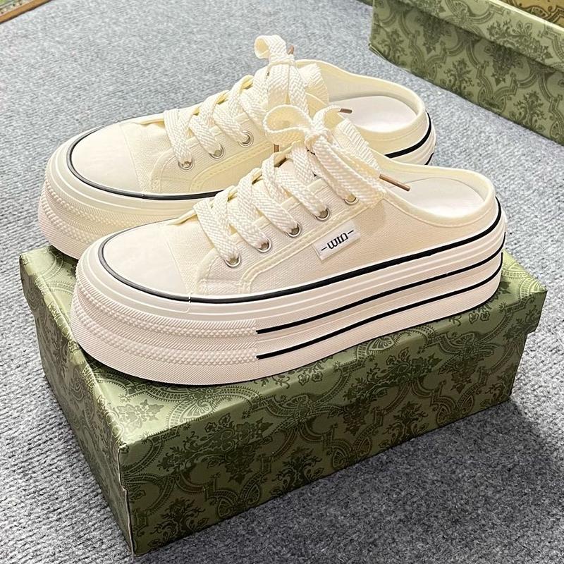  Giày Sục Nữ Thể Thao Mã 69 Thời Trang Cao Đều 5 Phân Nhẹ Êm Thoáng Khí Shoes Thiết Kế Mới Kiểu Dáng Thu Hút Da Mềm Mại Đế Đi Nhẹ 