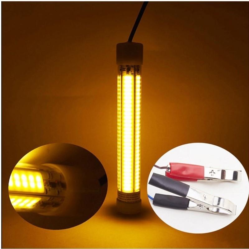 Product Introduction of 60W DC 12V Green White Yellow LED Fishing Light Underwater Drop Submersible Lures Boat Lamp Lights for Attracting 16