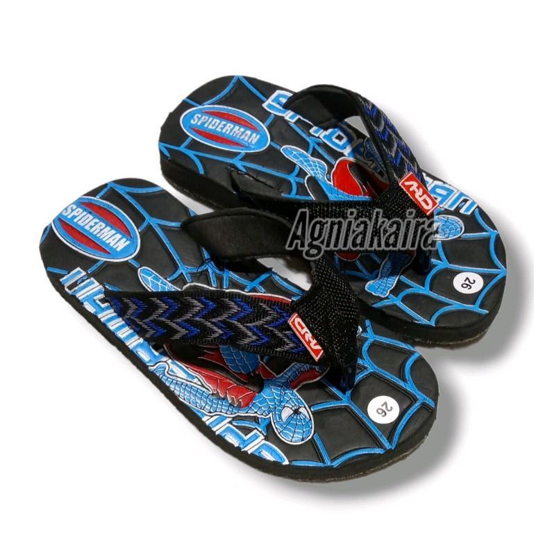 Sandal Anak Laki-laki Motif Spyderman Fashion Terbaru Lucu 1