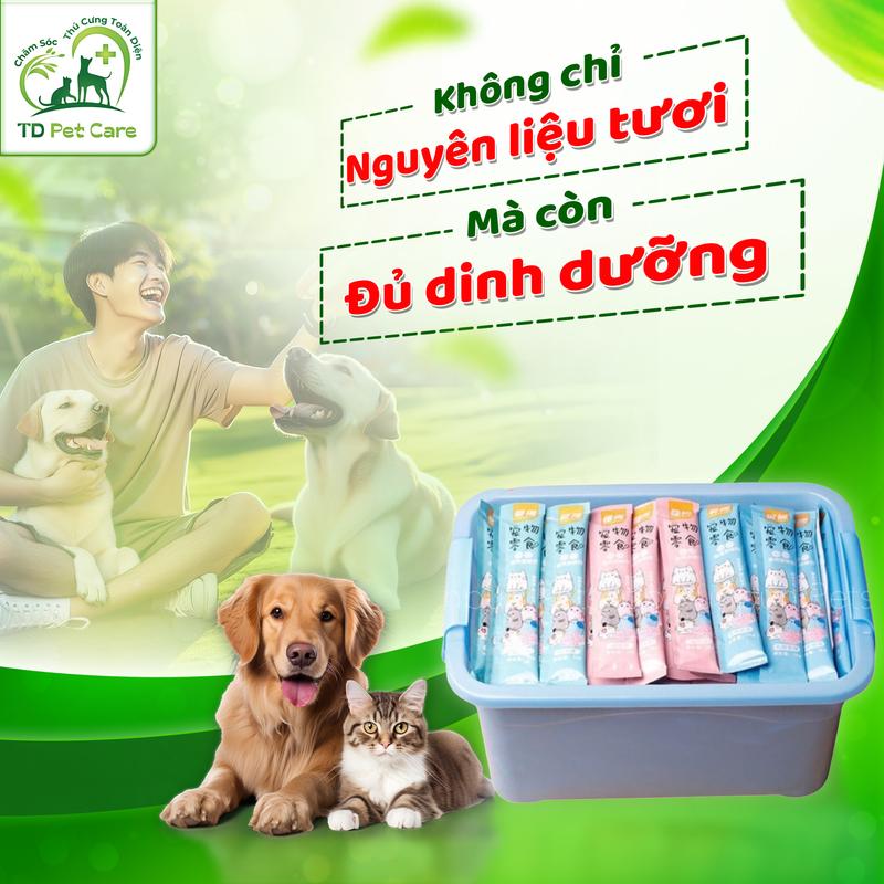 Shizuka Súp Thưởng Cho Mèo Mượt Lông Giảm Rụng Lông 15g - Đồ Ăn Cho Chó Mèo Nhà Ngừa Nấm Da Dinh Dưỡng Cao Cấp