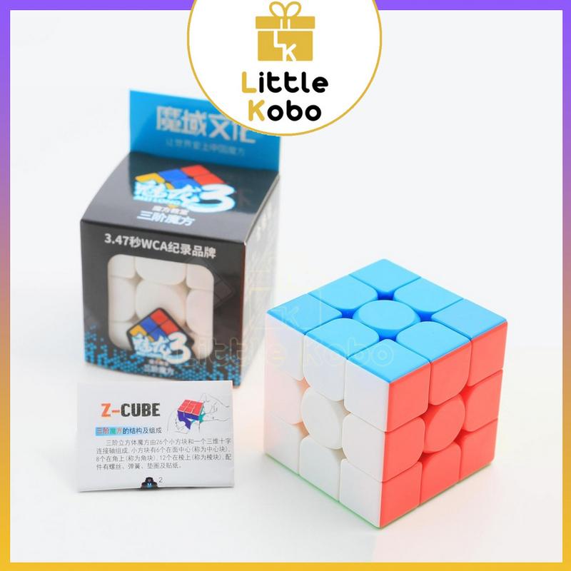 Rubik 3x3 MeiLong 3 Rubic 3 Tầng Stickerless Đồ Chơi Trí Tuệ Giáo Dục Toy