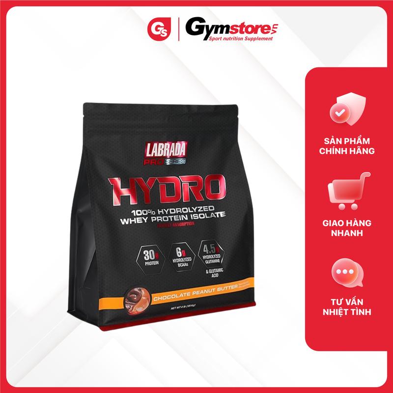 Bột Labrada Pro Series Hydrolyzed Whey Protein Isolate, 4lbs (45 Servings) - Made in USA - GYMSTORE