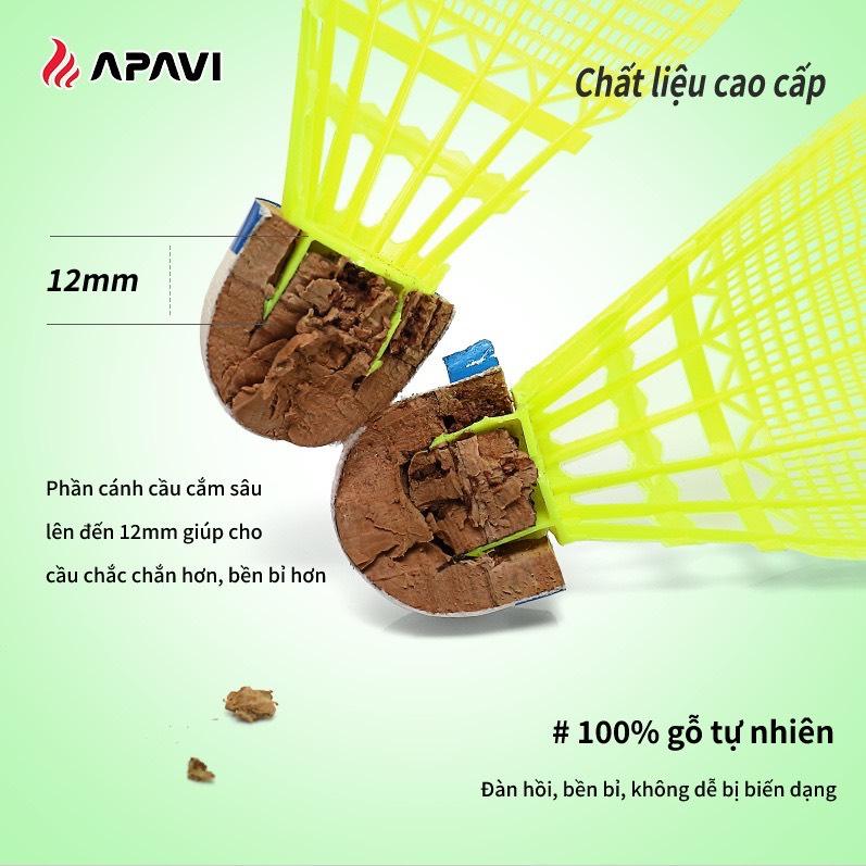 Product Introduction of Quả Cầu Lông Nhựa Apavi NL-600, Bền Bỉ Sử Dụng Nhiều Lần, Không Bị Lắc 29