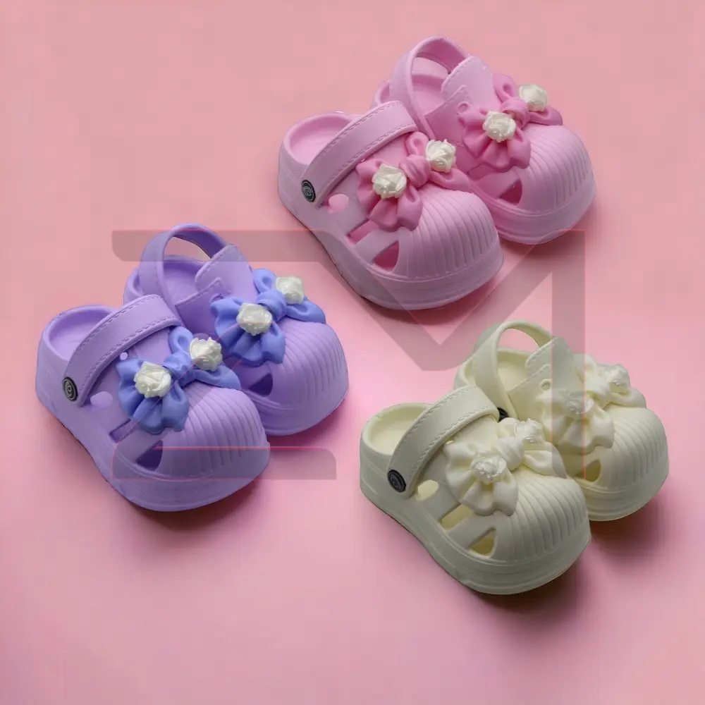 EH-99 |  Sandal Model BAIM Anak | Sandal Anak Perempuan Motif Terbaru | Sandal Anak Cewek Baim Pita Bunga Lucu Size 20-35