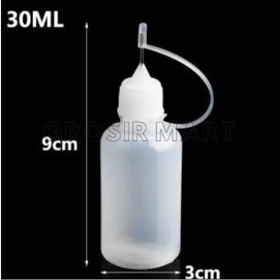 GM Botol Jarum Tetes 10 ml 30 ml 50 ml Tempat Saos Bento Tools Glue Applicator 2