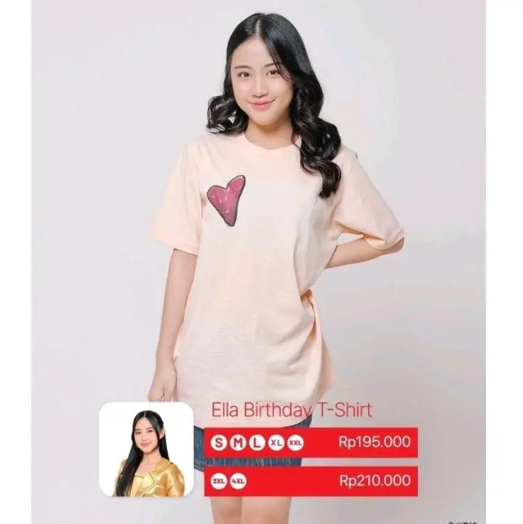 Kaos JKT48 Birthday T-Shirt Ella - Ivony 1