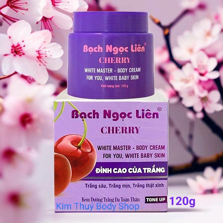 Kem Bạch Ngọc Liên Cherry 120g hỗ trợ dưỡng trắng da toàn thân Dưỡng Da Body Làm Đẹp Da Kem Body