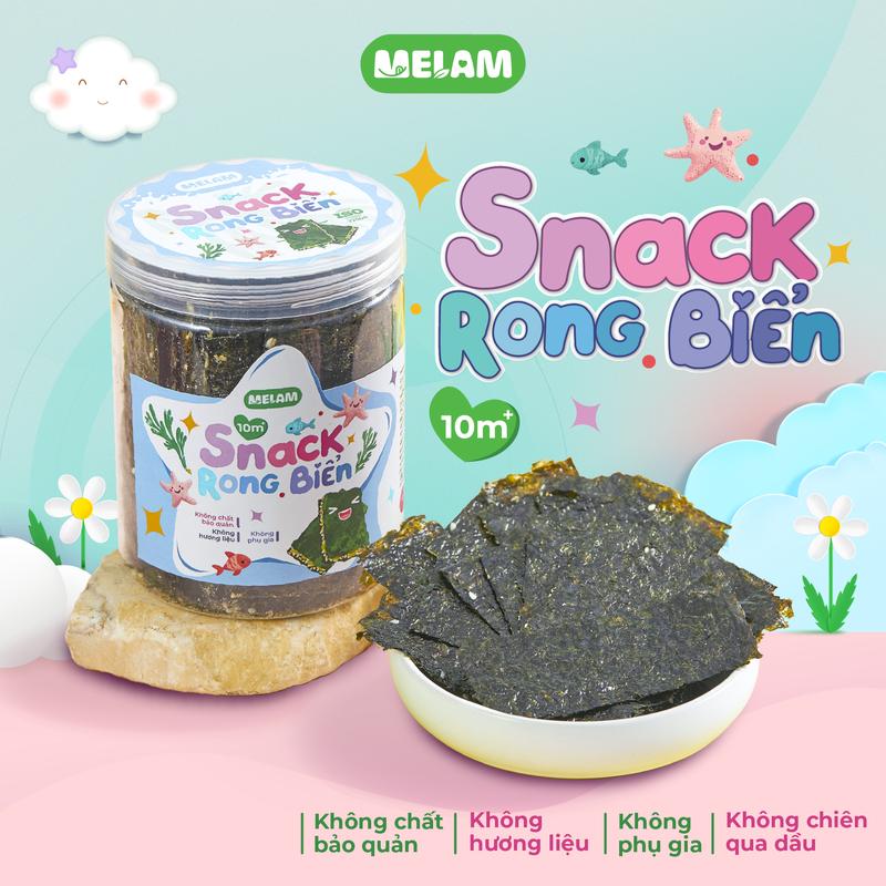 Bánh snack rong biển MELAM  Ăn Vặt Thức Ăn