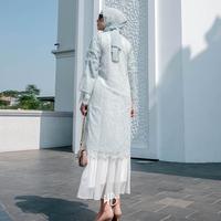 Gambar HIJABERLIN - Balqis Exclusive Dress Tunic Wanita Mewah - Blush dari Hijaberlin Kota Depok 4 Tokopedia