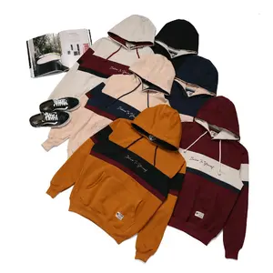 Sweater Hoodie Full Color Block Believe Edition fleece panjang Sweater Hoodie Full Color Block Believe Edition fleece panjang