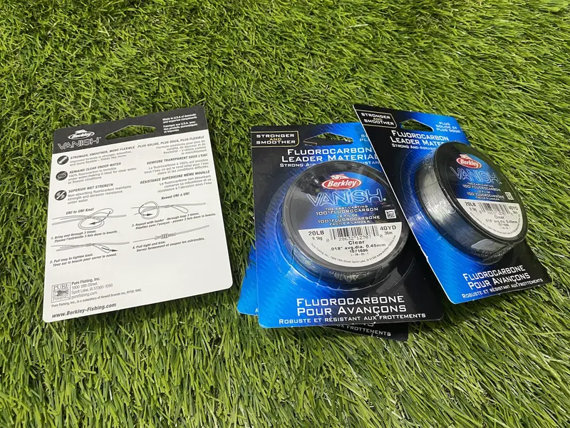 SENAR PANCING LEADER BERKLEY VANISH VLM 100% FLUOROCARBON VARIAN SIZE 5