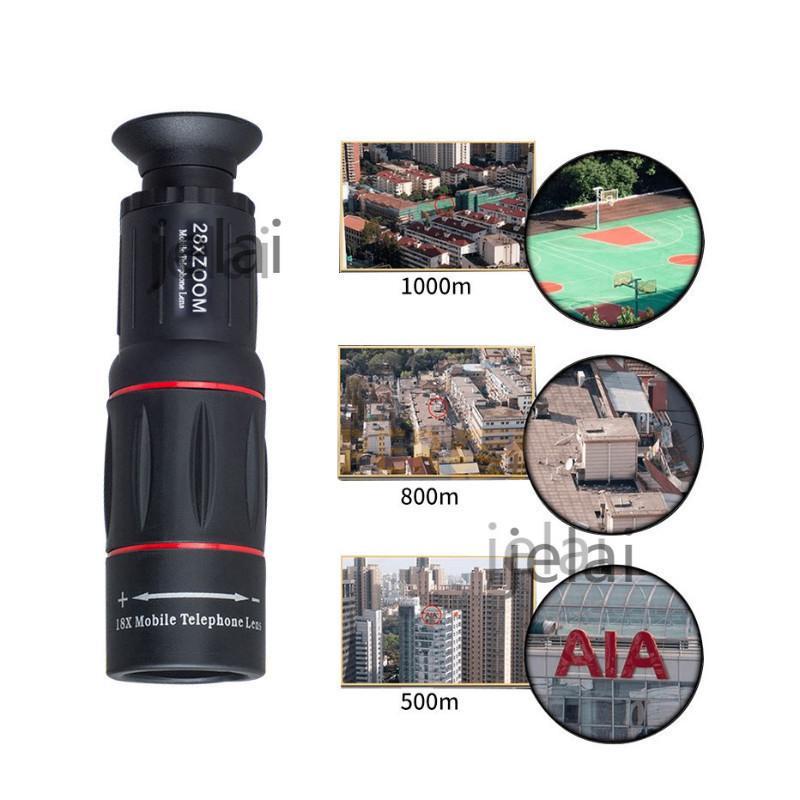 Lensa Apexel 28x Zoom Lensa Kamera Zoom Cam Lensa Tele Telezoom Lens Kamera Persediaan Konser Tele Zoom Lens Universal 18x25 Handphone Hd 1