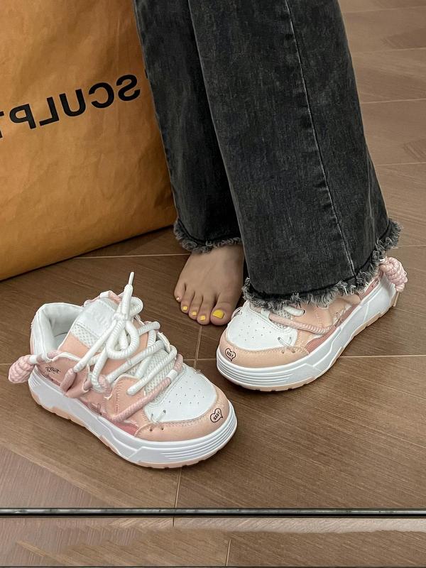 Casual Patchwork Round Comfortable Shoes Casual Patchwork Round Comfortable Shoes