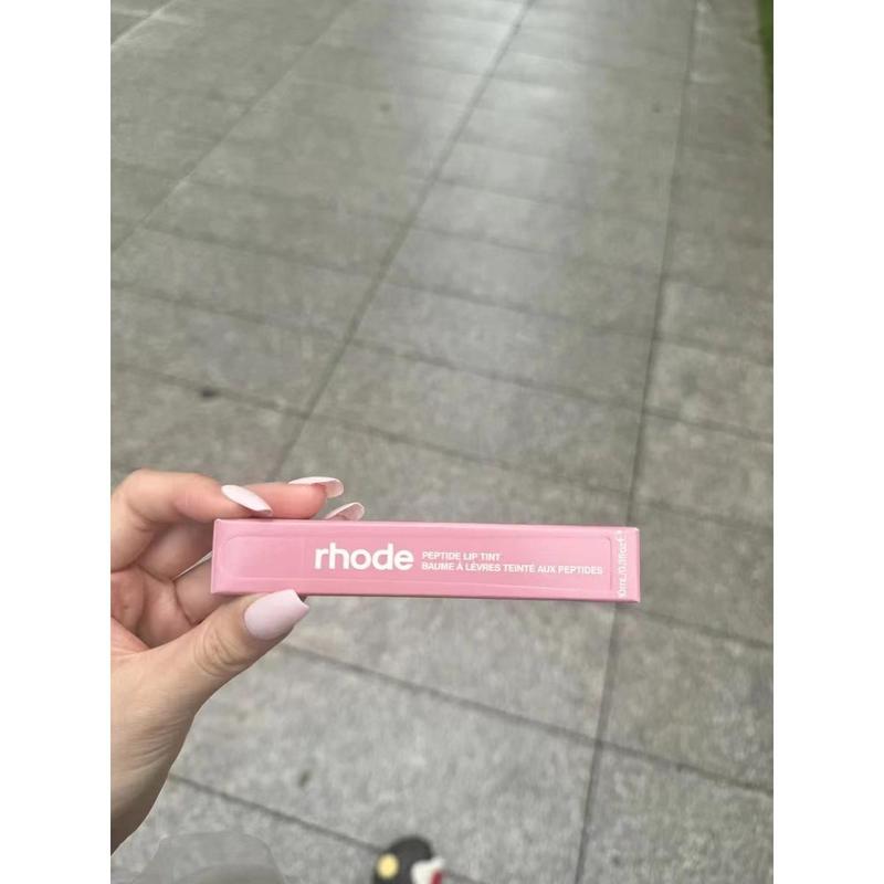 Rhode skin hormone lip tint treatment/HALEY'S Gloss Lipgloss Highest version, exclusive Long-Lasting Waterproof Blush Stick Fluffy Matte Lipstick Cosmetic Mirror Water rhode  peptide 6