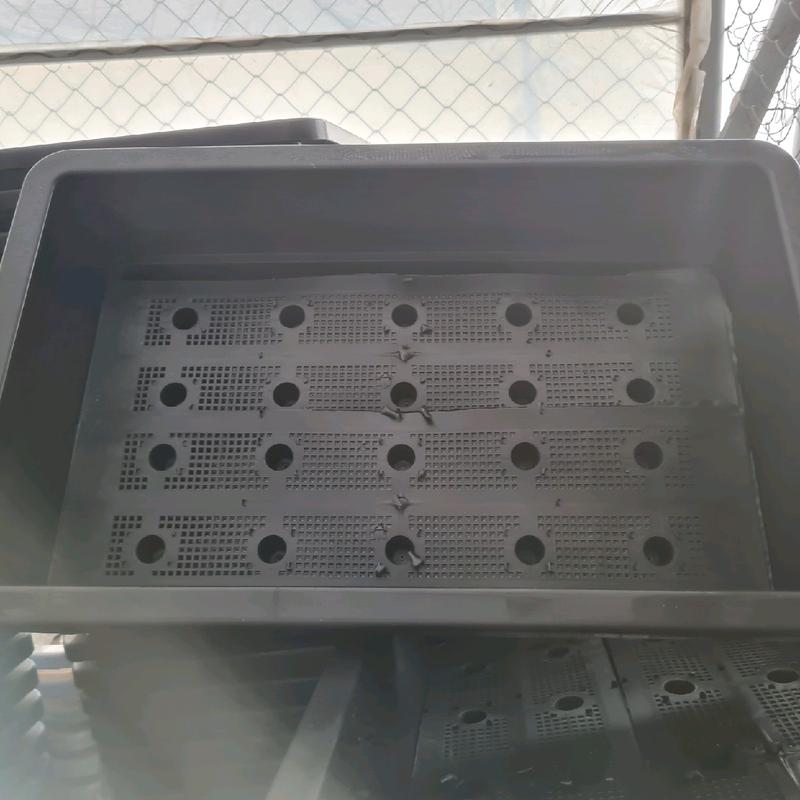 Combo 2 Chậu ( khay, máng)  trồng rau , trồng cây  kích thước dài 68cm rộng 42cm cao 16cm