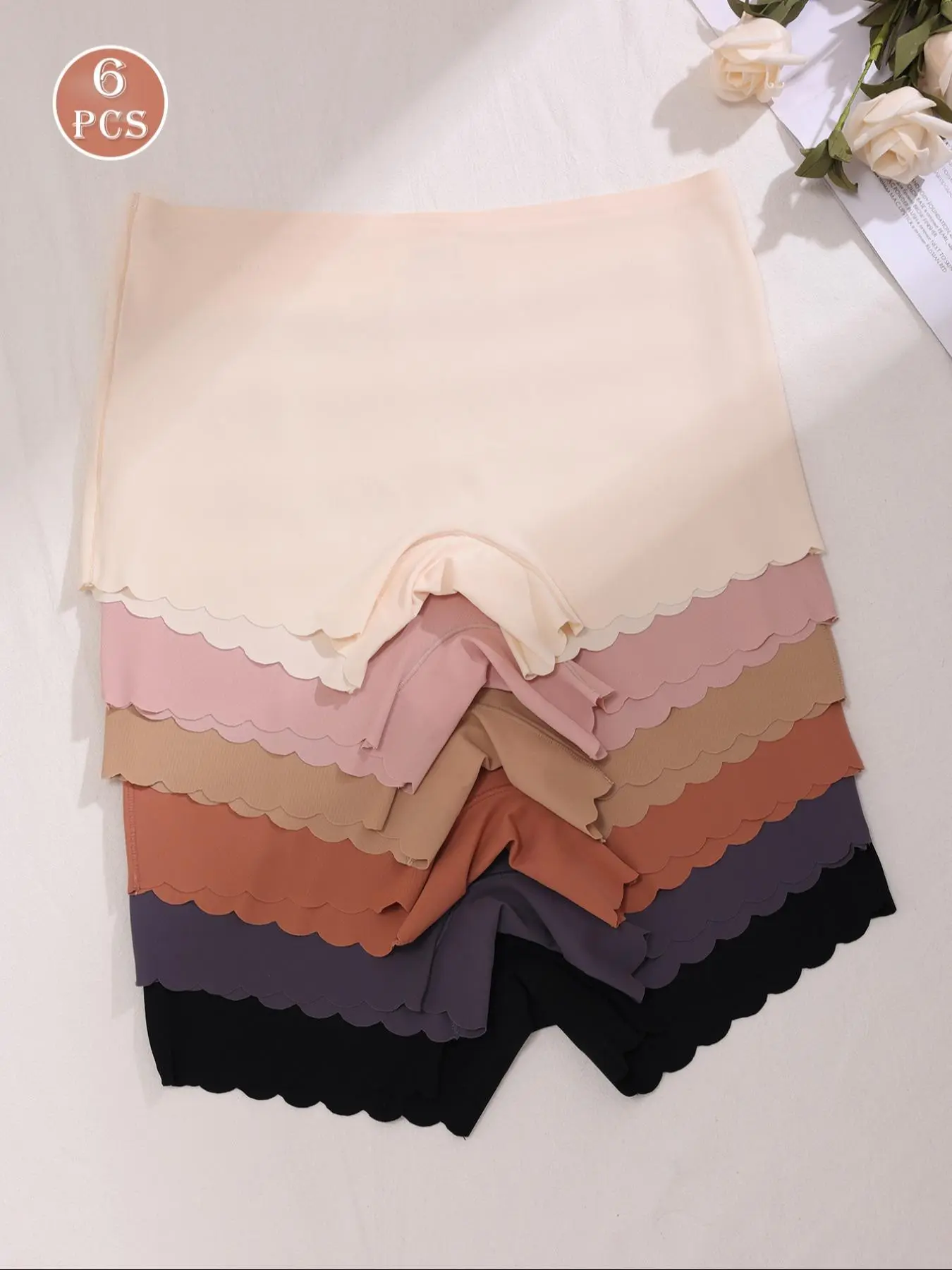 Women's Solid Color Seamless Boyshorts, Soft Comfy Breathable Panty for Daily Wear, Underwear for All Seasons