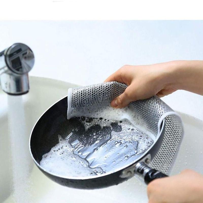 Product Introduction of Giẻ Lau Bếp Dây kim khí Không Mài Mòn - Cọ Rửa Xoong Nồi, Bồn Rửa Chén Đa Năng 68