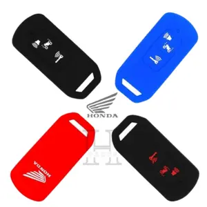 CASING CASE SILIKON KARET PELINDUNG REMOTE KUNCI MOTOR HONDA ADV PCX VARIO STYLO 160 NEW VARIO 125 SCOOPY 2023 SH 305I FORZA BEAT 2024 CUV e: 2 TOMBOL