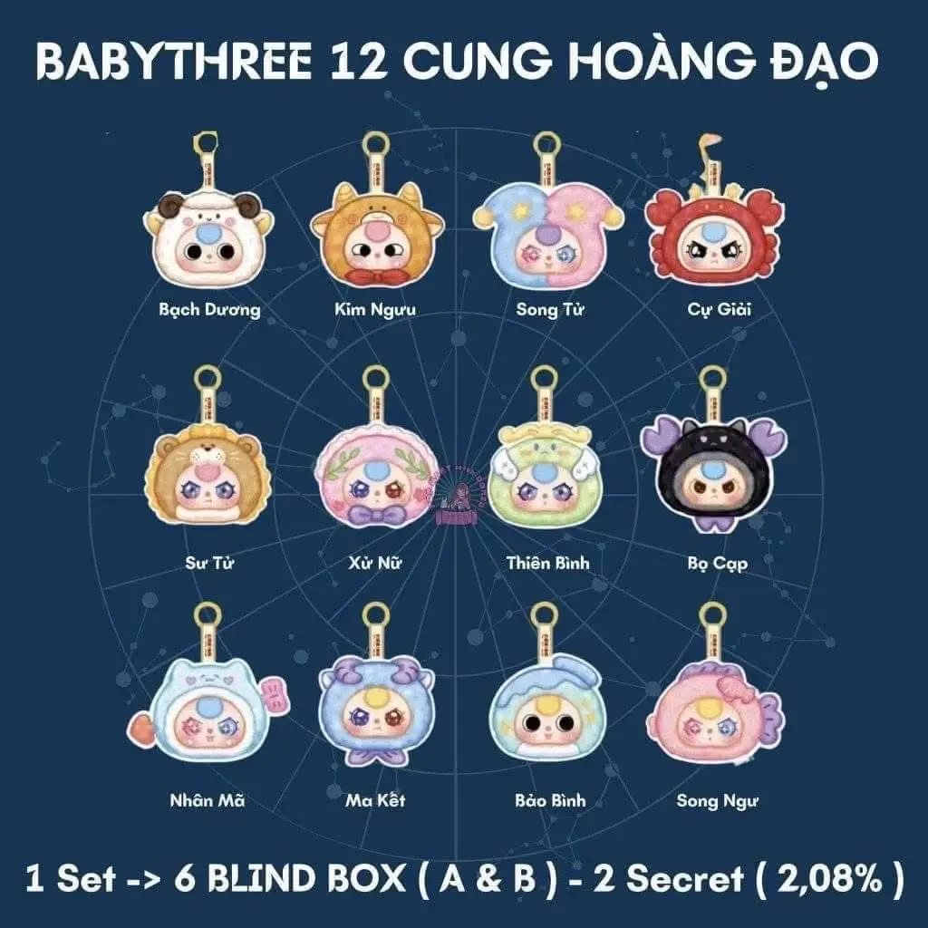 Baby three 12 cung hoàng đạo