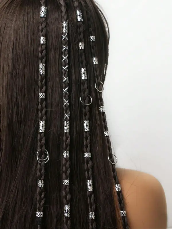Hollow Out Design Hair Ring, 41pcs/set Fashionable Hair Accessories for Women & Girls, Trendy All-match & Exquisite Hair Accessories for Daily Wear 4
