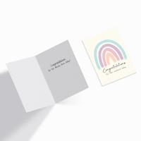 Gambar Capricorn Design Kartu Ucapan Welcome Baby Aesthetic | Greeting Card Congrast Baby Born Rainbow Pastel Series - ED 114 - Welcome Baby dari Capricorn Design Kota Tangerang Selatan 3 Tokopedia