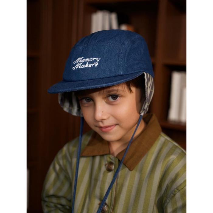 Gambar RAN X SABINE AND HEEM - EARFLAP Denim Cap - Topi Denim Anak dari sabineandheemofficial Kota Tangerang Selatan Tokopedia