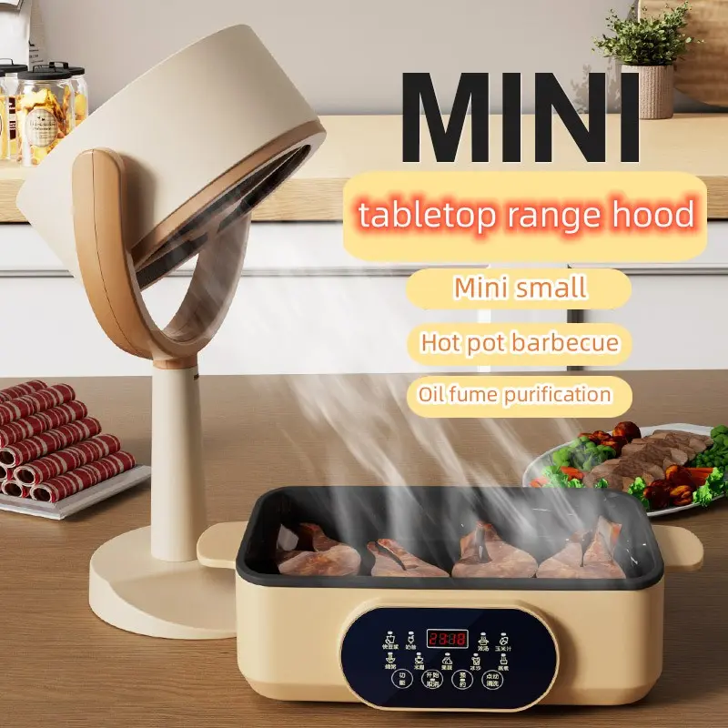 [Giao hàng miễn phí] BJPKPK Quạt Thông Gió Hút Mùi Máy Hút Khói Cầm Tay Không Dây Nhỏ Gọn Hút Mùi Nhà Bếp Quạt Thông Gió