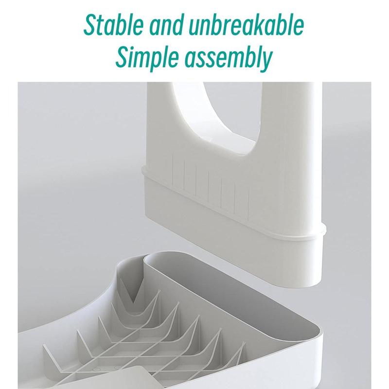 Removable Toilet Step Stool, Plastic Portable Toilet Auxiliary Step Stool, Modern & Simple Design Bathroom Non-slip Footstool For Adults & Children 4