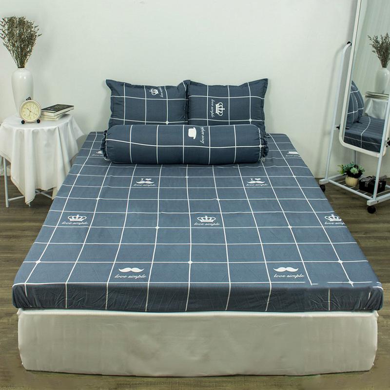 Sét 4 món Vỏ Ôm (1 ga + 2 vỏ nằm + 1 vỏ ôm), Sét 4 ga gối Vỏ ôm kích thước ga M2/M6/M8/2M2 4