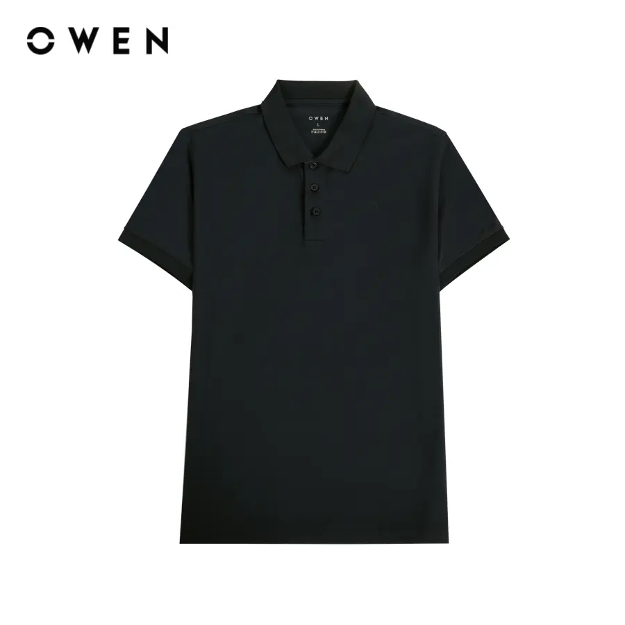 OWEN - Áo polo Nam ngắn tay Có Cổ Bodyfit APV231498 chất liệu vải Poly-Cotton -    Hoạ tiết Trơn Menswear