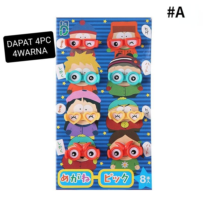 4PC D0023 Garpu buah / tusukan bento / food picks BENTO 0