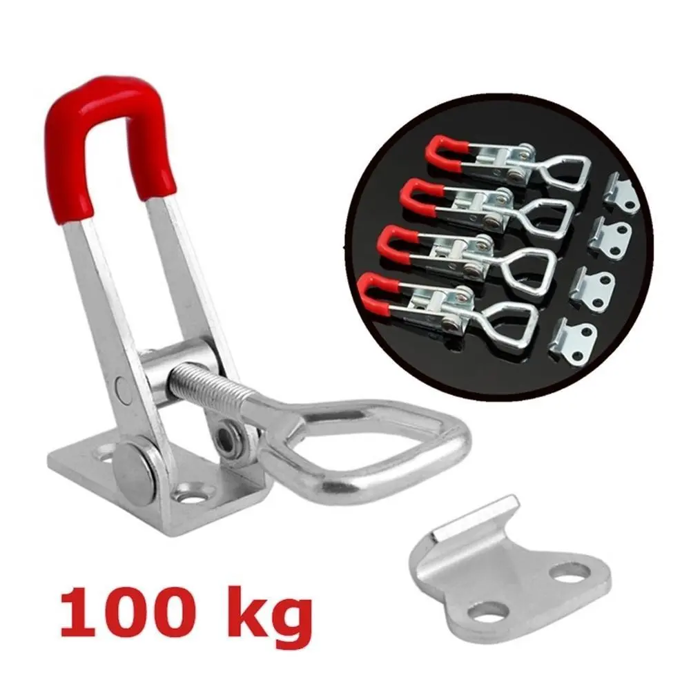 Kẹp Chuyển Đổi Cài Cửa, Khóa Kim Loại, Có Thể Điều Chỉnh, Để Đóng Cửa Và Tay Cầm, An Toàn, 1 Cái
