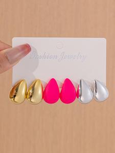 Elegantes Aretes en Forma de Lágrima para Mujer, Joyería de Moda Ligera para Uso Diario, Idea de Regalo Perfecta para Ella, Accesorio Estiloso para Cualquier Ocasión