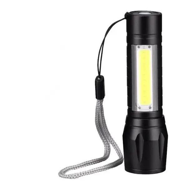 SENTER MINI ZOOM XPE LED MINI COB MINI Charger Usb 0
