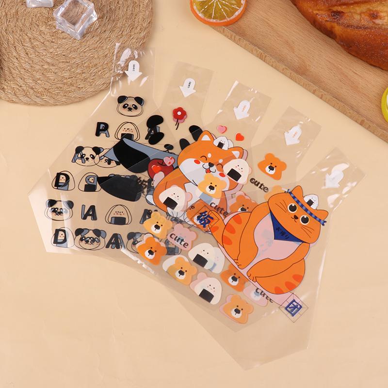 Product Introduction of Túi Đóng Gói Dùng Một Lần, Hình Tam Giác Hoạt Hình Dễ Thương, Thích Hợp Cho 50 / 100 Cái, Túi Sushi, Viên Cơm Nắm Rong Biển, Phụ Kiện Bento Cầm Tay 20