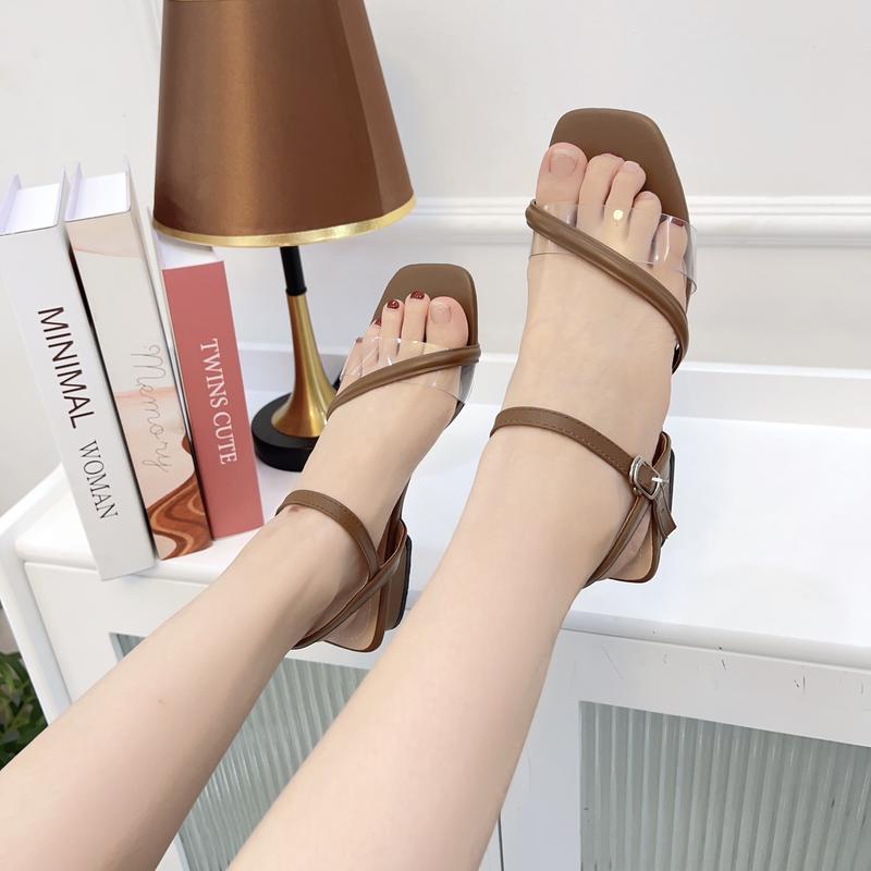  Giày Cao Gót Sandal Nữ Quai hậu xinh Xuất sắc - cao 3p - Giày Bánh Bèo mã QuaiHauMimo DéP Shoes giay got3 