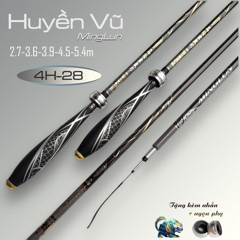 Cần đơn Huyền Vũ độ cứng 4h chuyên gảy Rô ,Diếc ,Chép Nhỏ Đi Câu Fishing Bắt Cá Câu Cá