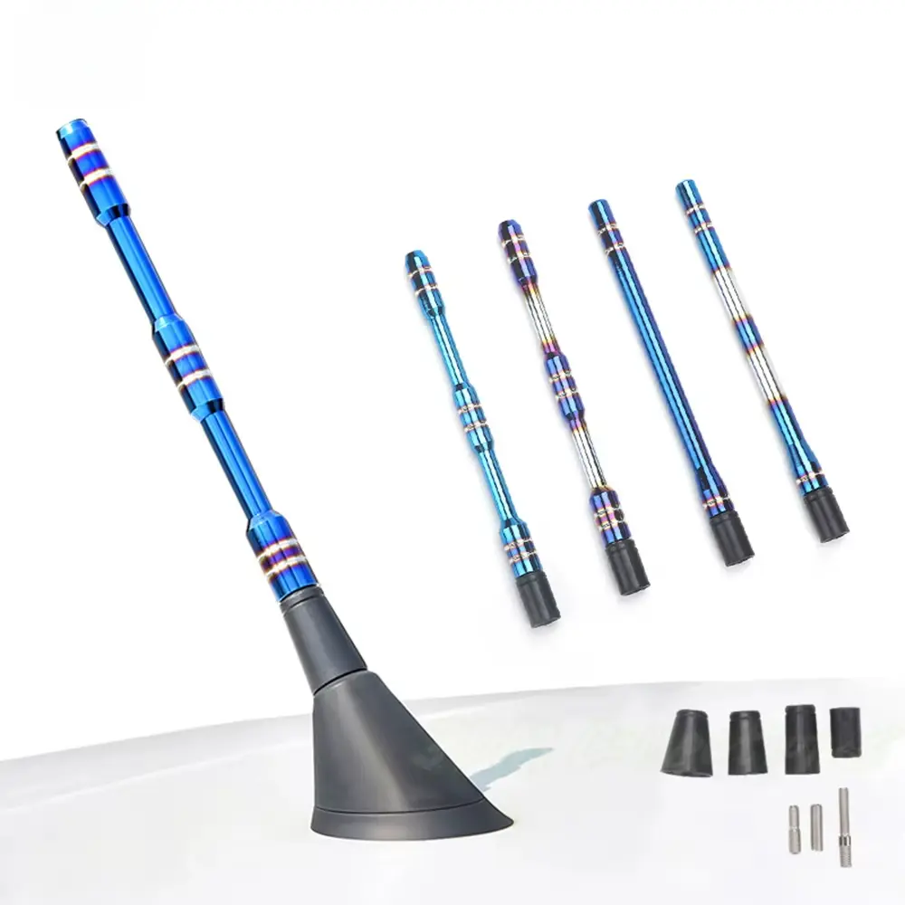 COD FREE Shipping 16.5cm Universal Car Antenna Aerial Radio Antenna Burnt Blue compatible For BMW Ford Focus Peugeot Citroen Skoda Toyota Dodge Accessories