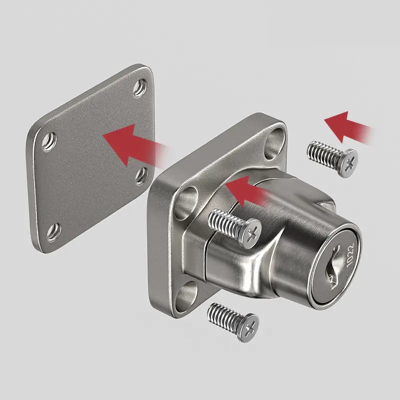 Khóa ngăn kéo, không cần đục lỗ, cho tủ lạnh, tủ lạnh và khóa cửa tủ 7