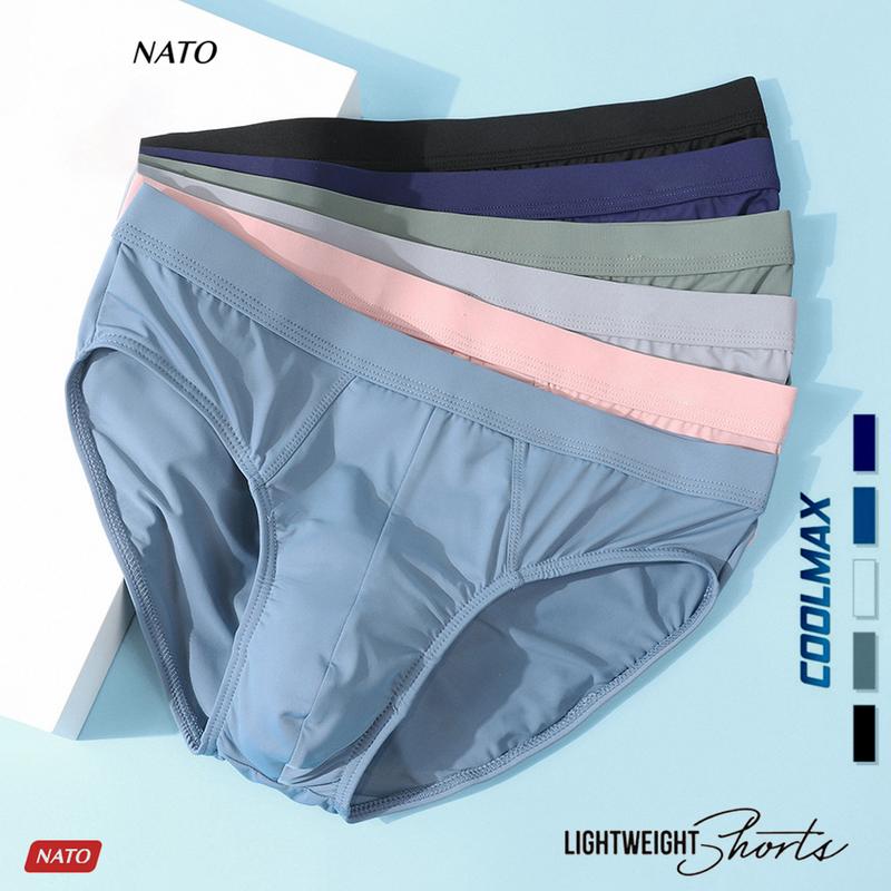 COMBO Quần Lót MODAL Nam Vải Cotton Thun Lạnh Đơn Giản Cao Cấp Màu Đen Xám Trơn Mát Quần Boxer Sịp Đùi Tam Giác Xì Lip Sì NATO Menswear