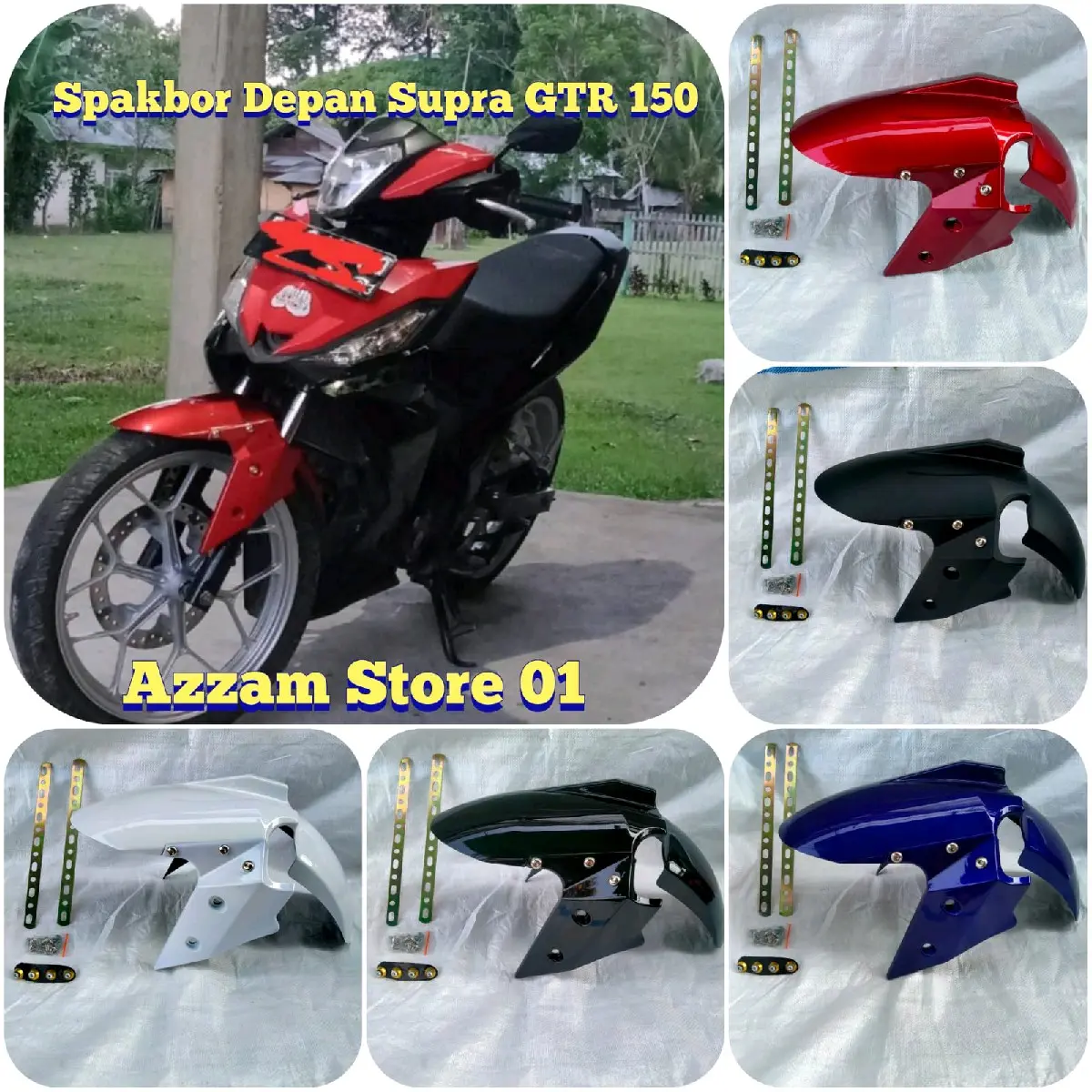 spakbor/slebor depan modif ninja fi Honda supra GTR 150 Motor Motorcycle