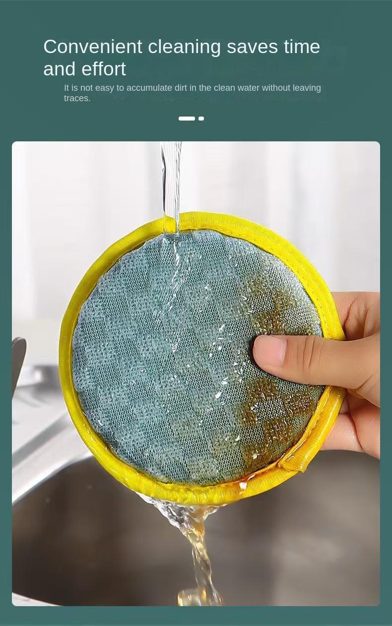 Product Introduction of Miếng Bọt Biển Rửa Chén, Dày, Không Dầu, Dụng Cụ Chà Nồi, Vải Rửa Chén, Miếng Cọ Rửa, Dụng Cụ Tẩy Vết Bẩn Và Làm Sạch Nồi, Tẩy Ma Thuật 3
