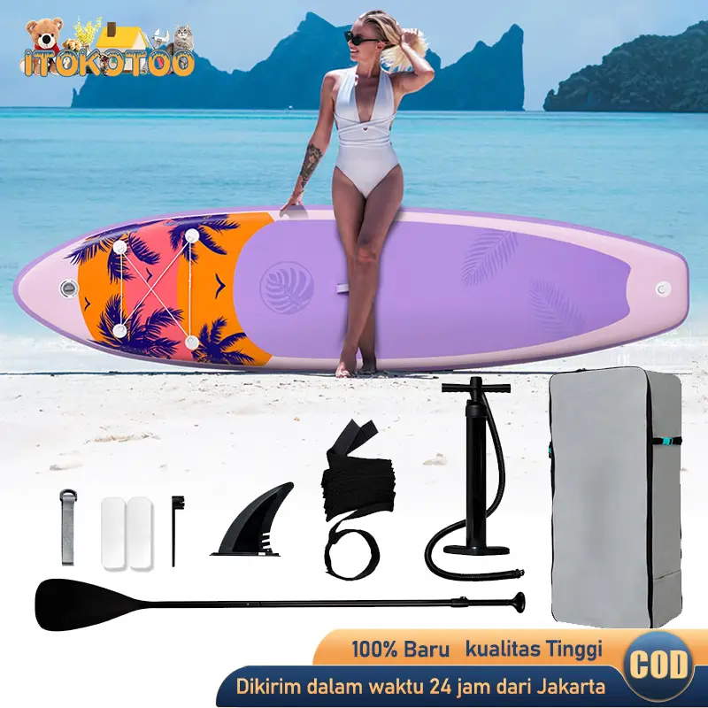 Stand Up Paddle Board Inflatable Terbaik Untuk Pemula Dengan Tas Carrier